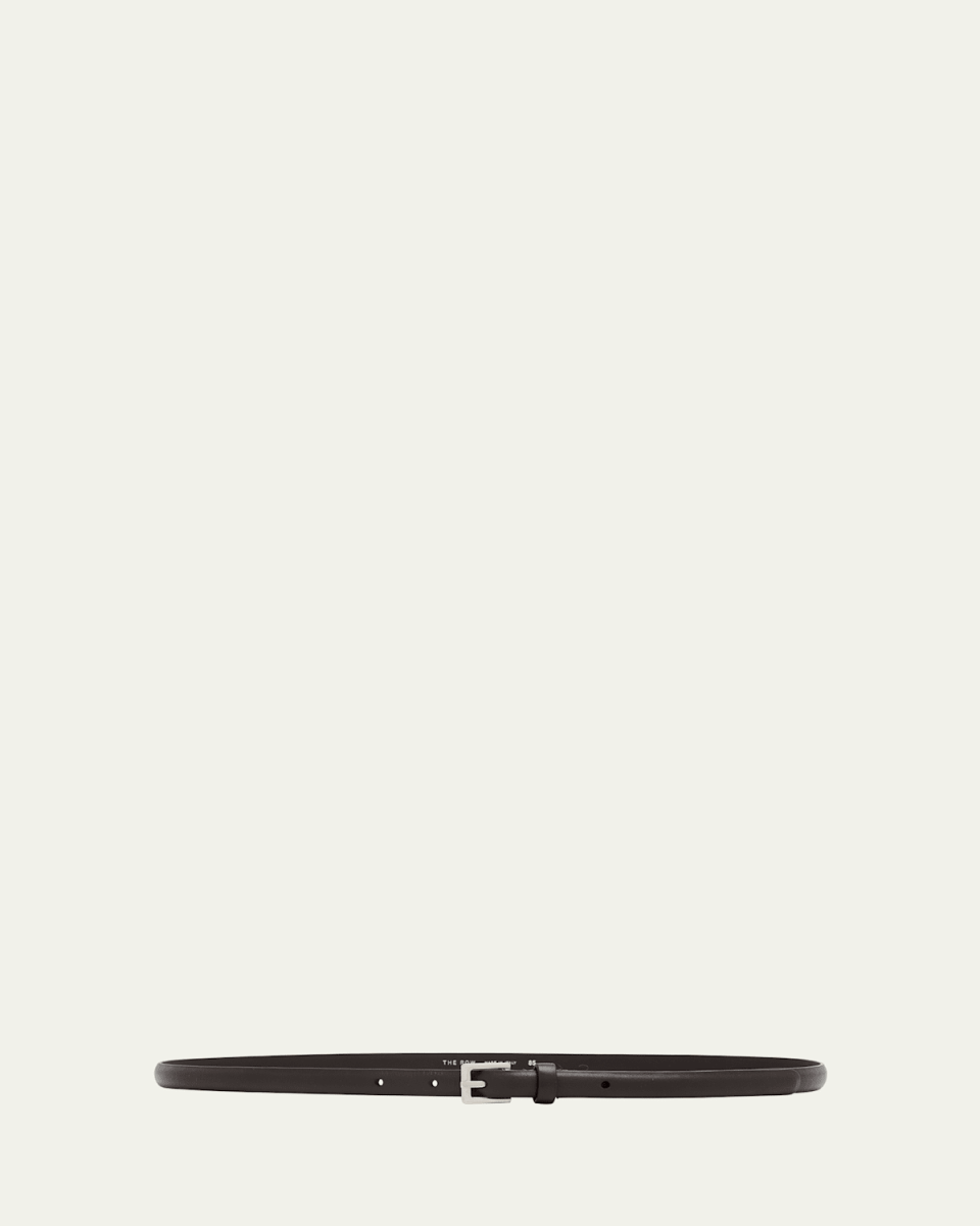 City Leather Skinny Belt